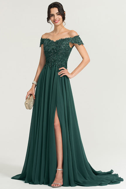 Robe de Soirée Émeraude Rayonnante - gallery 4
