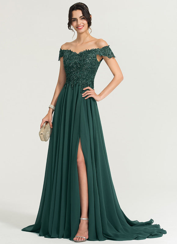 Robe de Soirée Émeraude Rayonnante - gallery 4