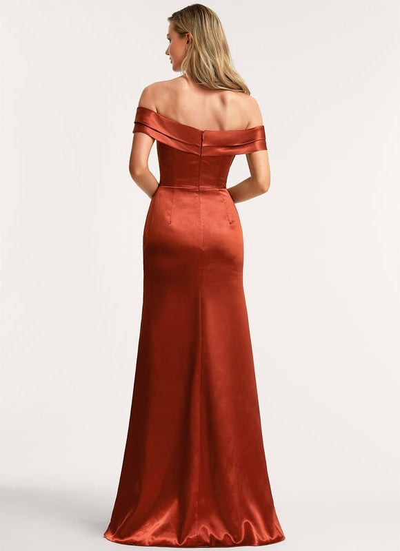 Robe De Soirée Col Bardot - gallery 4