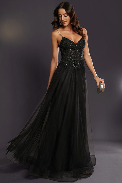 Robe de Soirée Céleste Fleurie - gallery 5