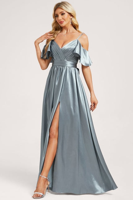 Robe De Soirée Décolleté Dos Nu - gallery 2