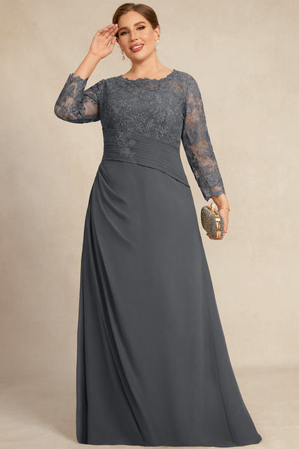 Robe de Soirée Gris Élégance Satiné - gallery 6