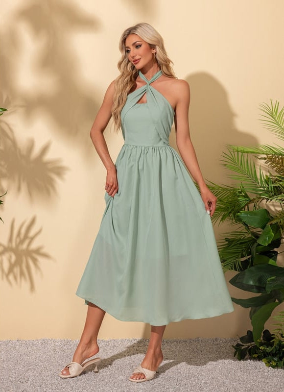 Robe de Soirée Midi Élégante