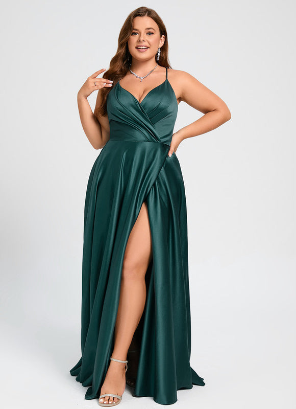 Robe de Soirée Satin Éclairée - gallery 8