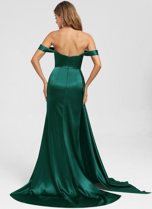 Robe De Soirée Épaule Asymétrique - gallery 4