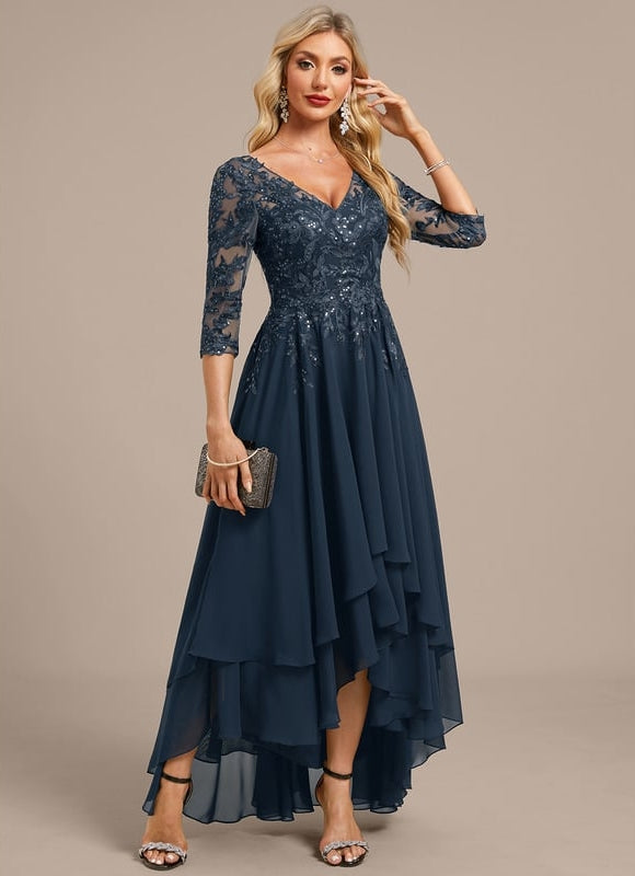Robe De Soirée Trapèze - gallery 4