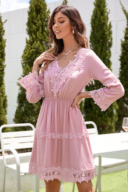 Robe De Soirée Rose Courte - gallery 1