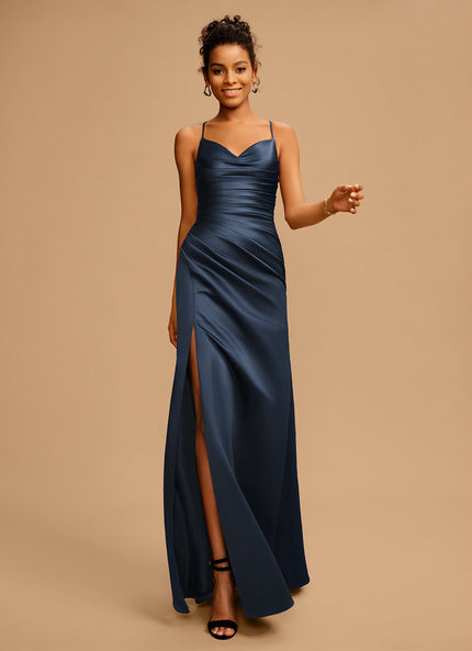 Robe de Soirée Élégance Satin Nox