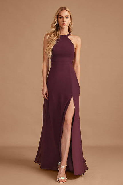 Robe de Soirée Élégance Pourpre - gallery 1