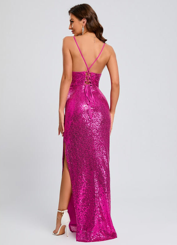 Robe de Soirée Pailletée Sirène - gallery 5