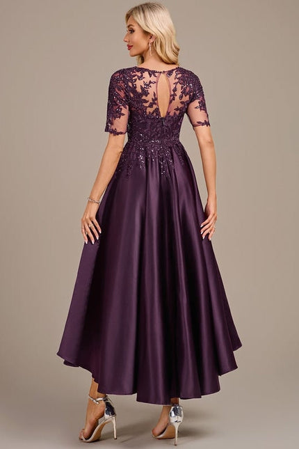 Robe de Soirée Violette Chic - gallery 5