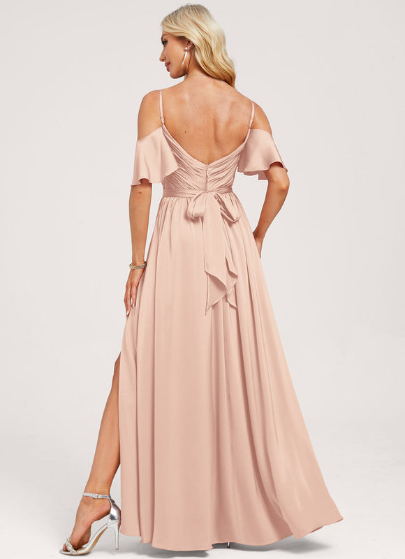 Robe de Soirée Élégance Rosée Chic - gallery 1
