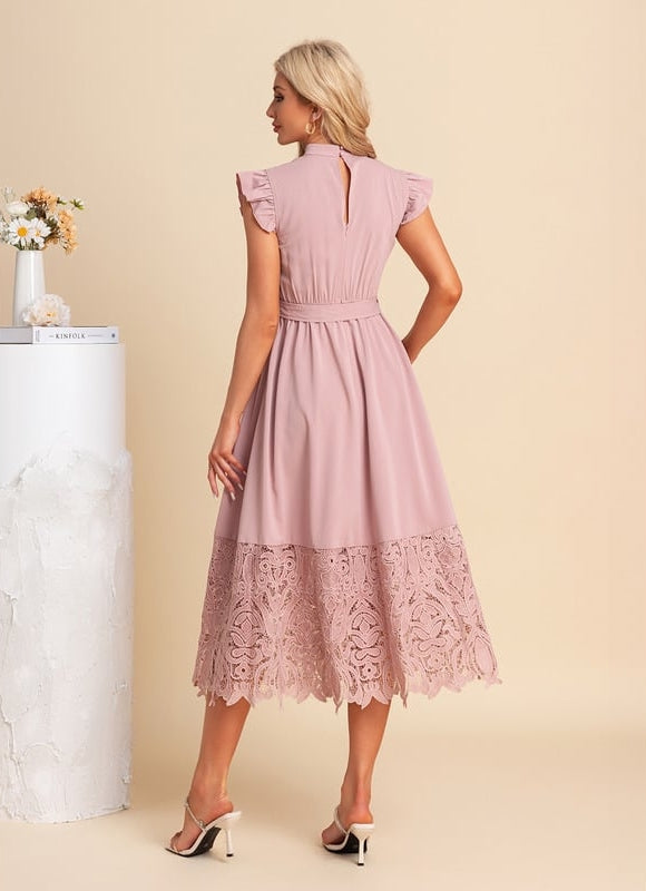 Robe De Soirée Dentelle Transparente - gallery 2