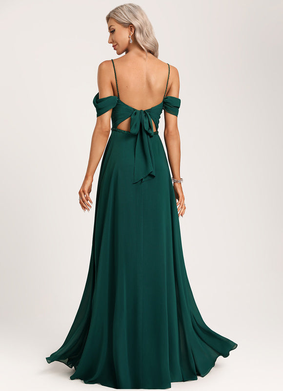 Robe de Soirée Émeraude Volante - gallery 1