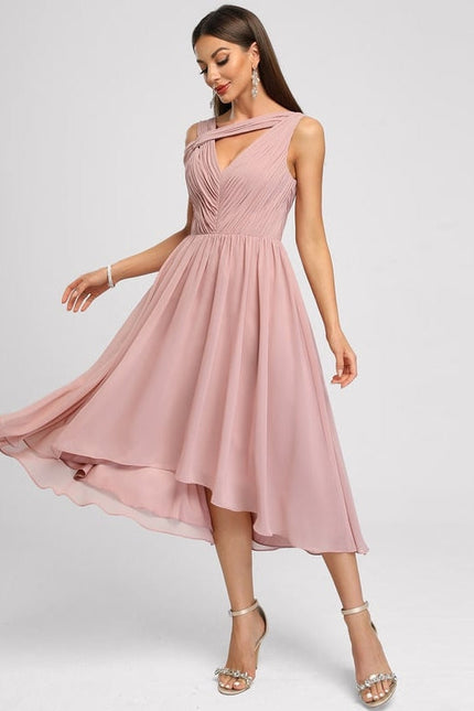 Robe Rose Pale De Soirée - gallery 5