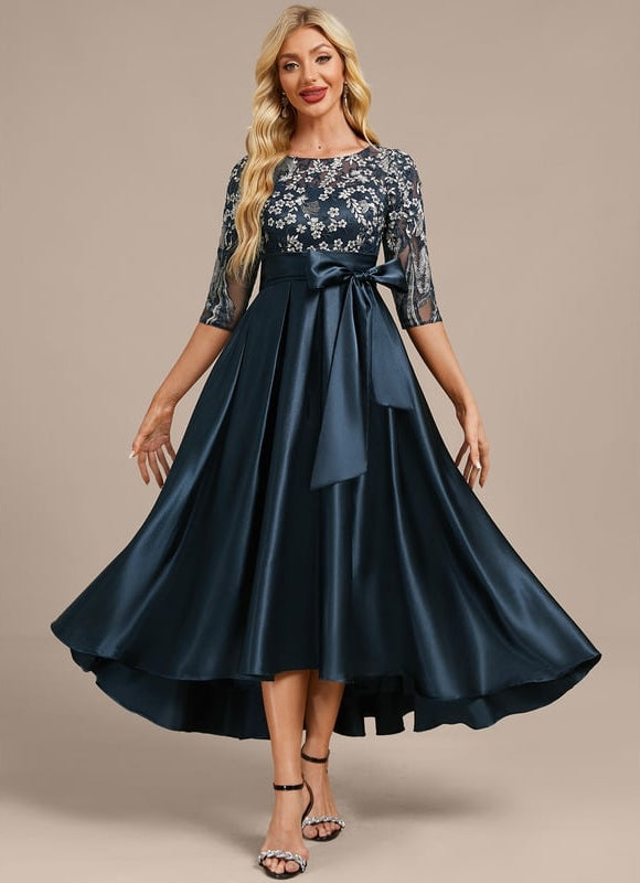 Robe de Soirée Élégante Marine - gallery 4