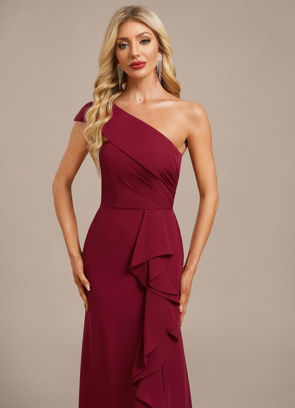 Robe de Soirée Asymétrique Chic - gallery 1