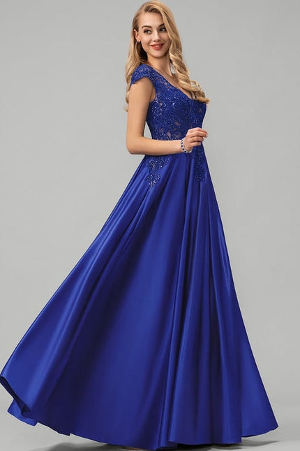 Robe de Soirée Satin Royalty - gallery 2