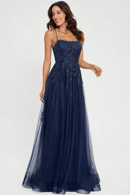Robe de Soirée Tulle Sombre - gallery 2