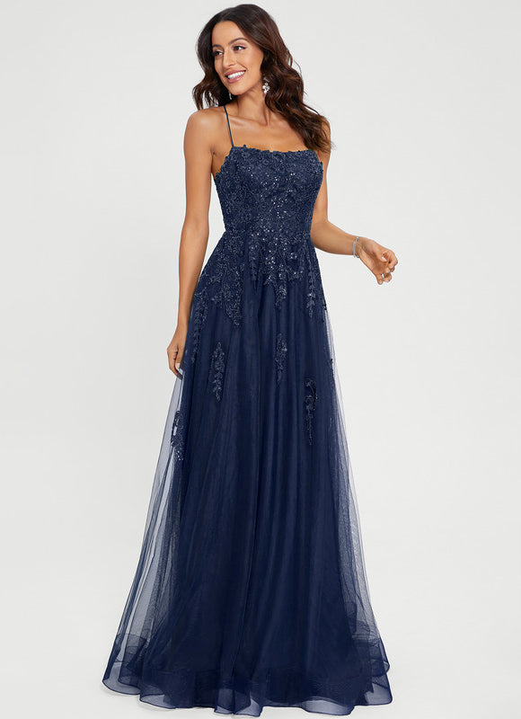 Robe de Soirée Tulle Sombre - gallery 2