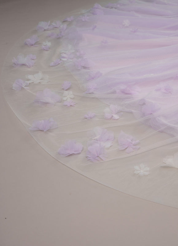 Robe de Soirée Lilas Éthéré - gallery 5