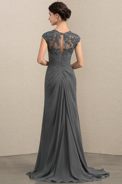 Robe de Soirée Élégance Ombre Argentée - gallery 1