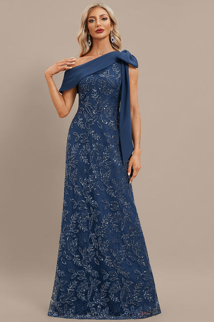 Robe de Soirée Éclat Marine Chic