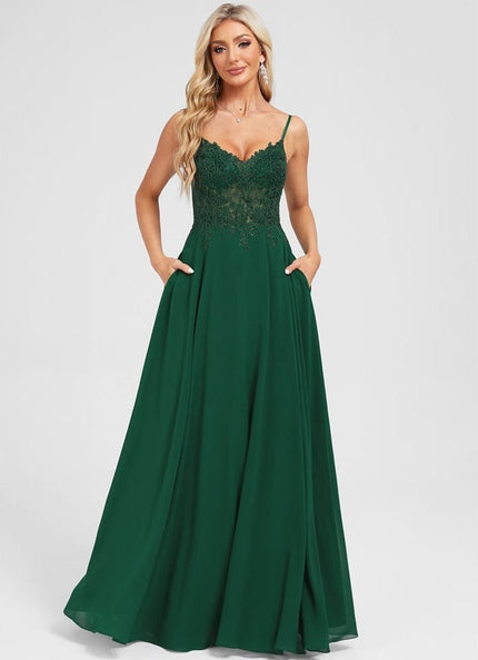 Robe de Soirée Élégante Émeraude