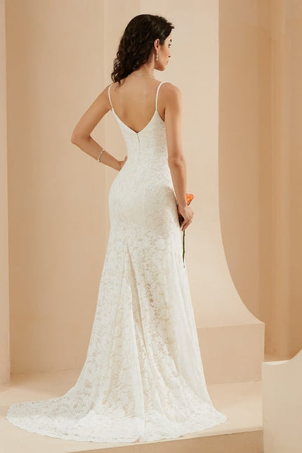 Robe de Soirée Dentelle Épure - gallery 2