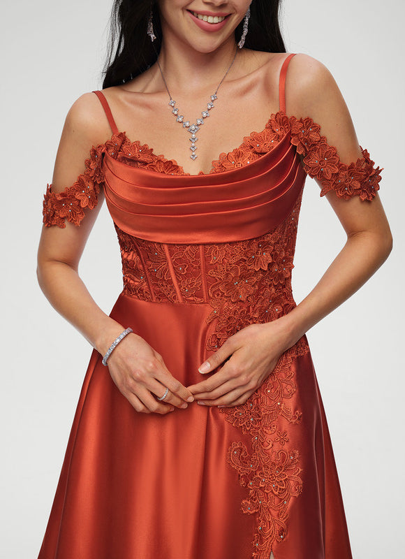 Robe de Soirée Éclat Cuivré - gallery 4