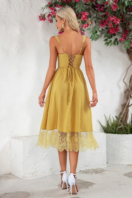 Robe de Soirée Jaune Éclatante - gallery 2