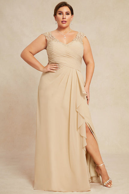 Robe de Soirée Élégance Grise Flottante - gallery 4