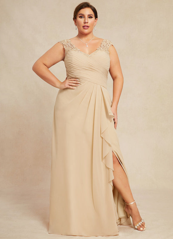 Robe de Soirée Élégance Grise Flottante - gallery 4