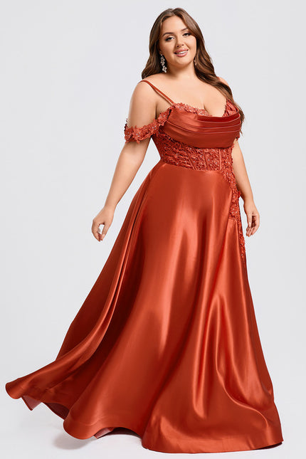 Robe de Soirée Éclat Cuivré - gallery 8