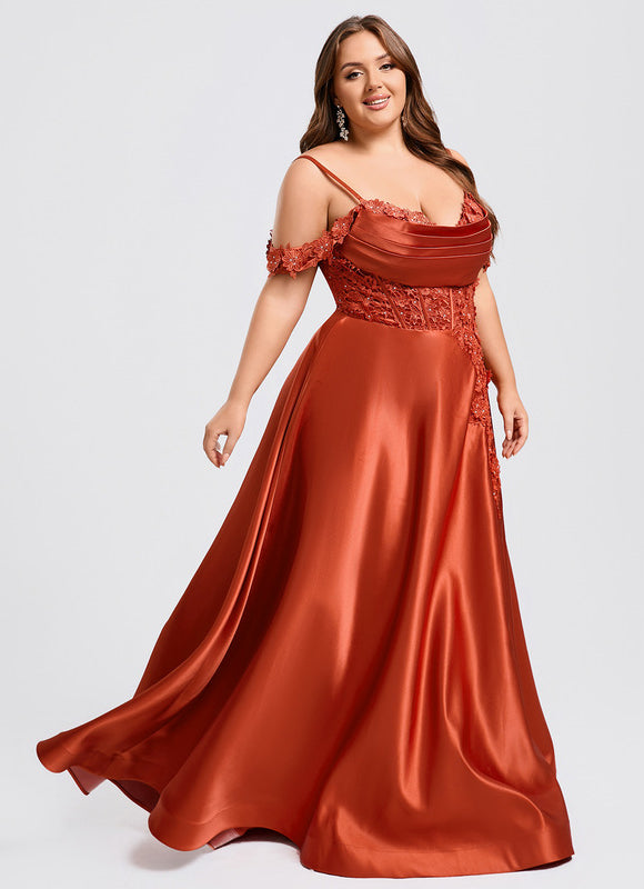 Robe de Soirée Éclat Cuivré - gallery 8