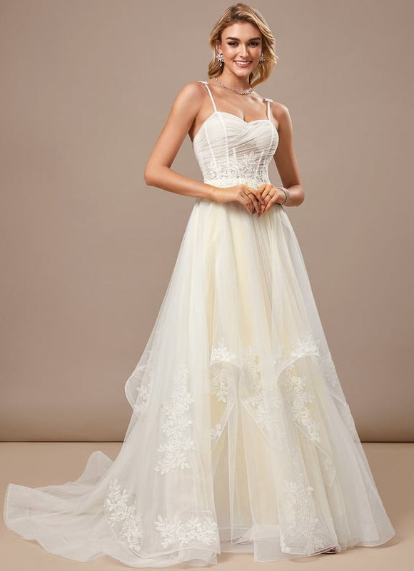 Robe de Soirée Tulle Aérienne - gallery 1