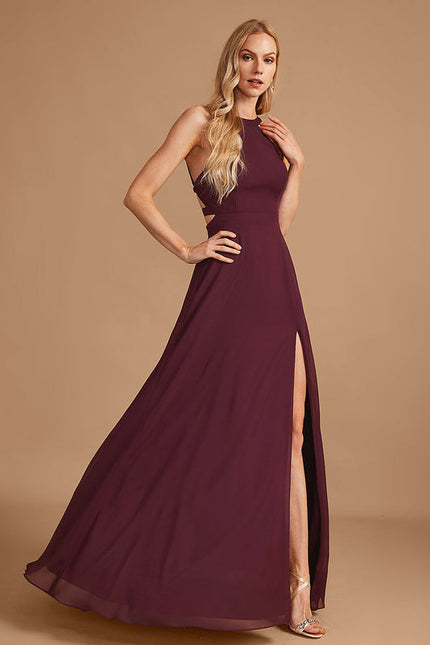 Robe de Soirée Élégance Pourpre - gallery 4