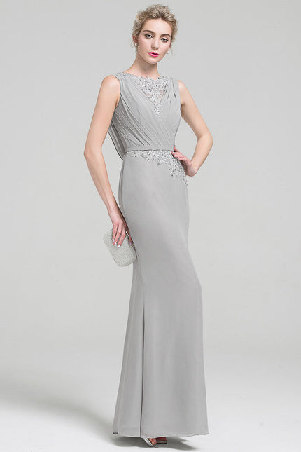Robe de Soirée Sérénité Grisâtre - gallery 2