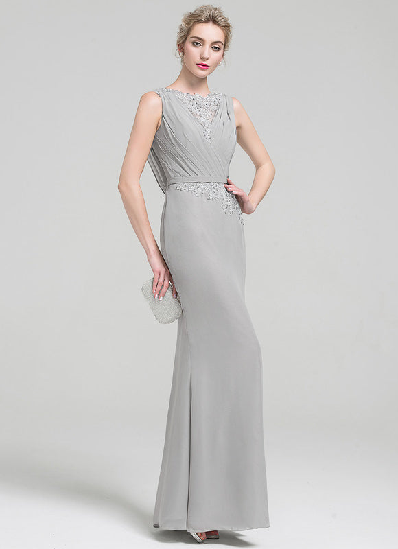 Robe de Soirée Sérénité Grisâtre - gallery 2