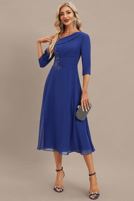 Robe de Soirée Éclat Céleste Bleu - gallery 4