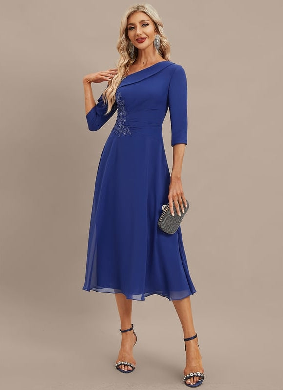 Robe de Soirée Éclat Céleste Bleu - gallery 4
