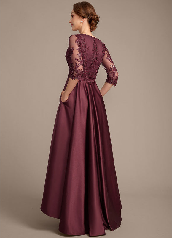 Robe de Soirée Violet Satiné Élancé - gallery 6