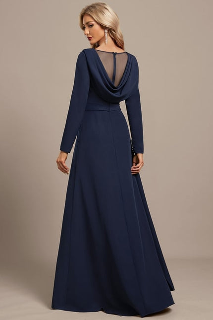 Robe de Soirée Élégance Marine Chic - gallery 5