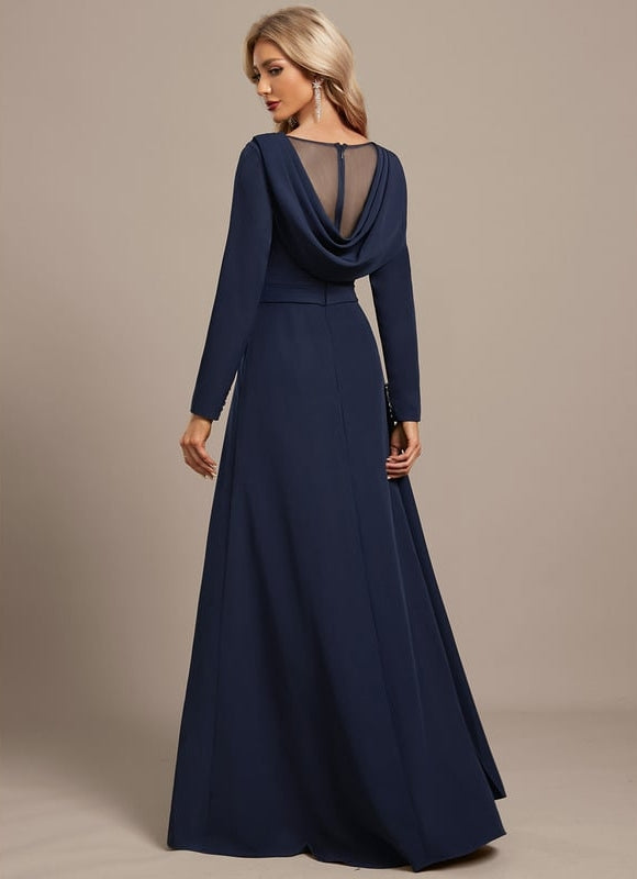 Robe de Soirée Élégance Marine Chic - gallery 5
