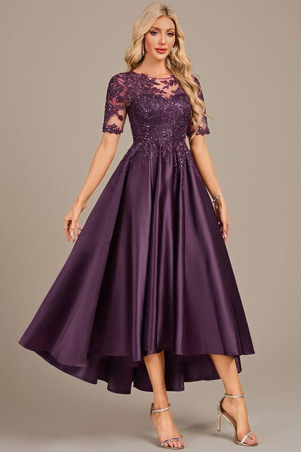 Robe de Soirée Violette Chic - gallery 4