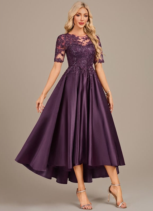 Robe de Soirée Violette Chic - gallery 4