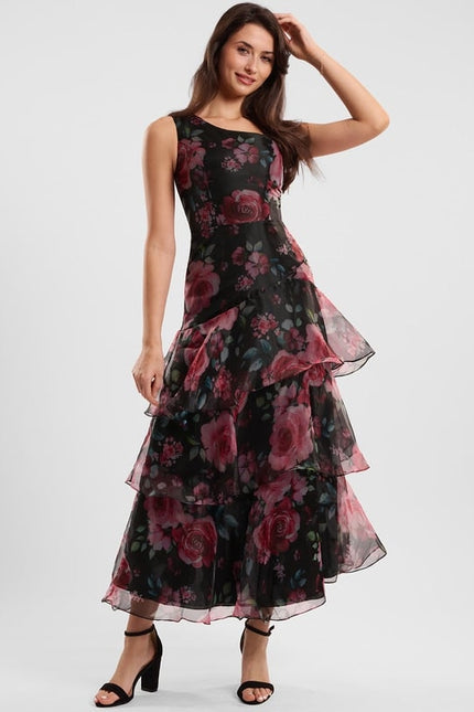 Robe de Soirée Fleurie Chic - gallery 1