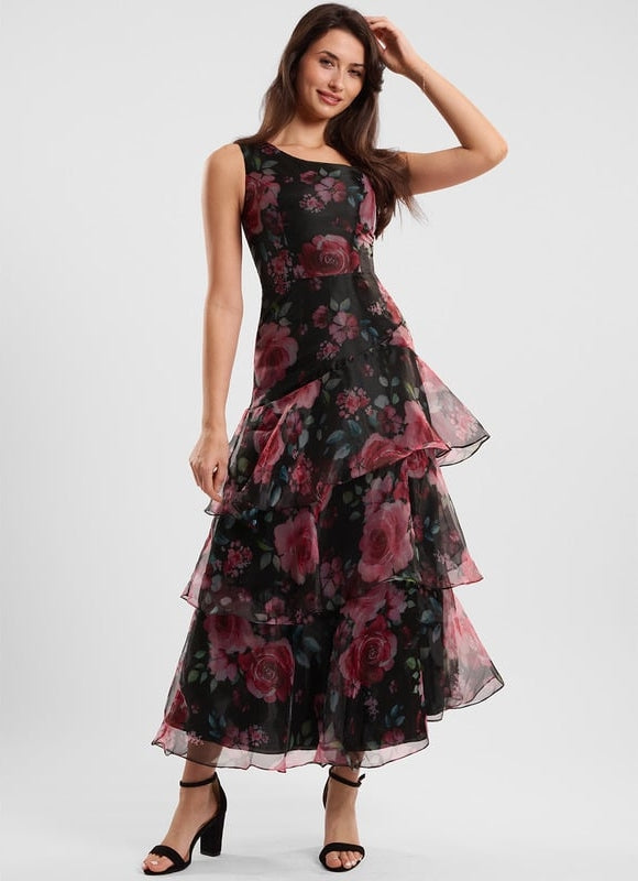 Robe de Soirée Fleurie Chic - gallery 1