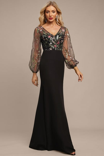 Robe de Soirée Élégance Botanique - gallery 4