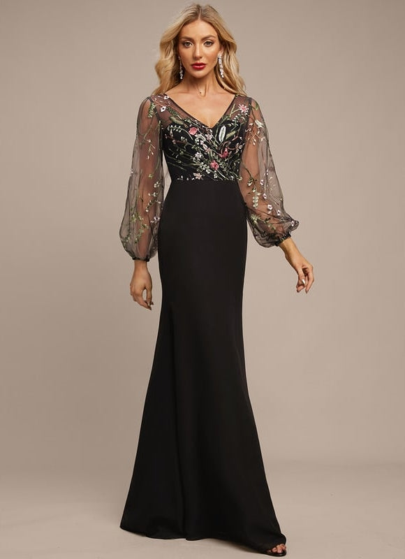 Robe de Soirée Élégance Botanique - gallery 4